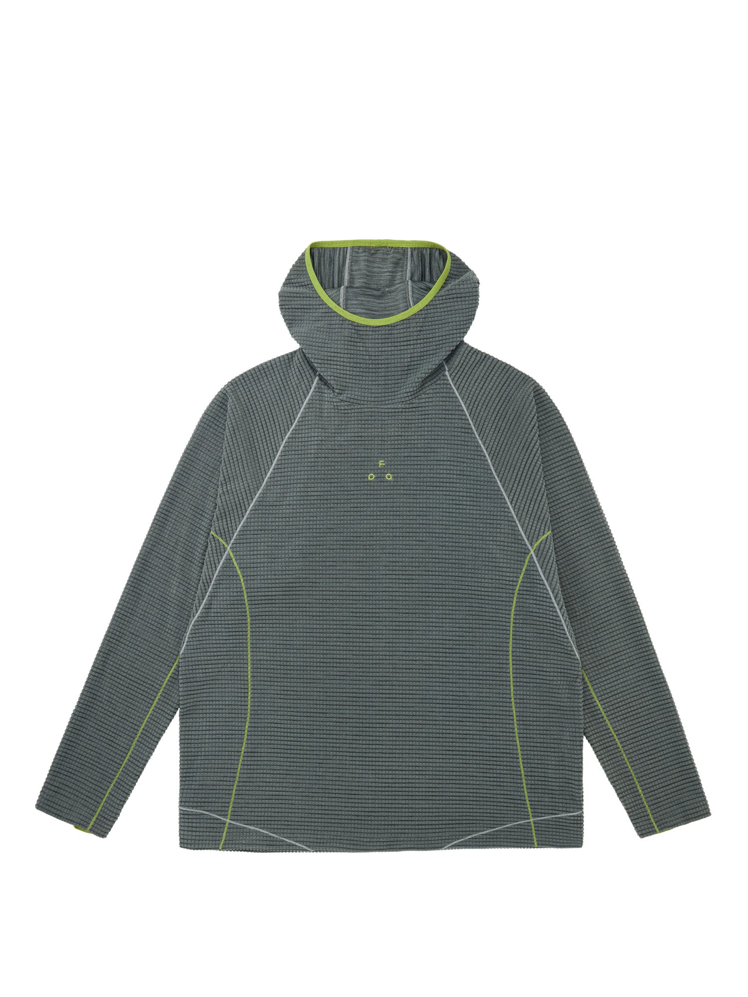 FPA Arc Contrast Fleece Long Sleeve Hoodie for Outdoor Sports, Unisex Casual Spring/Fall