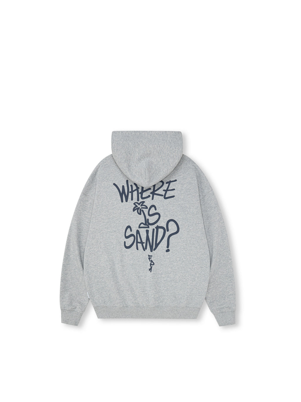 FPA Beach Graffiti Foam Hoodie – Autumn Casual Loose Heavyweight Unisex Chinese Streetwear Hooded Sweatshirt for Men