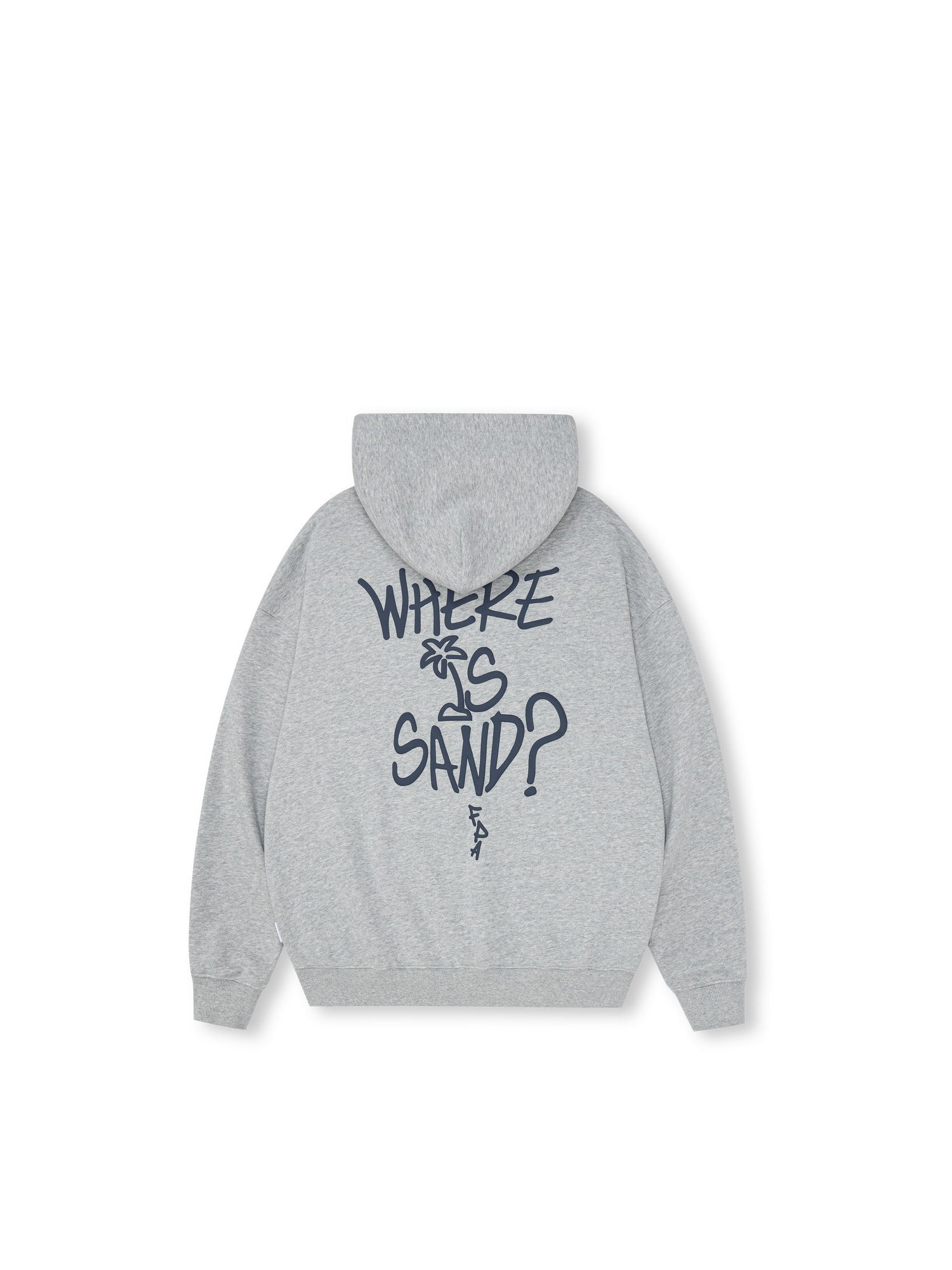 FPA Beach Graffiti Foam Hoodie – Autumn Casual Loose Heavyweight Unisex Chinese Streetwear Hooded Sweatshirt for Men