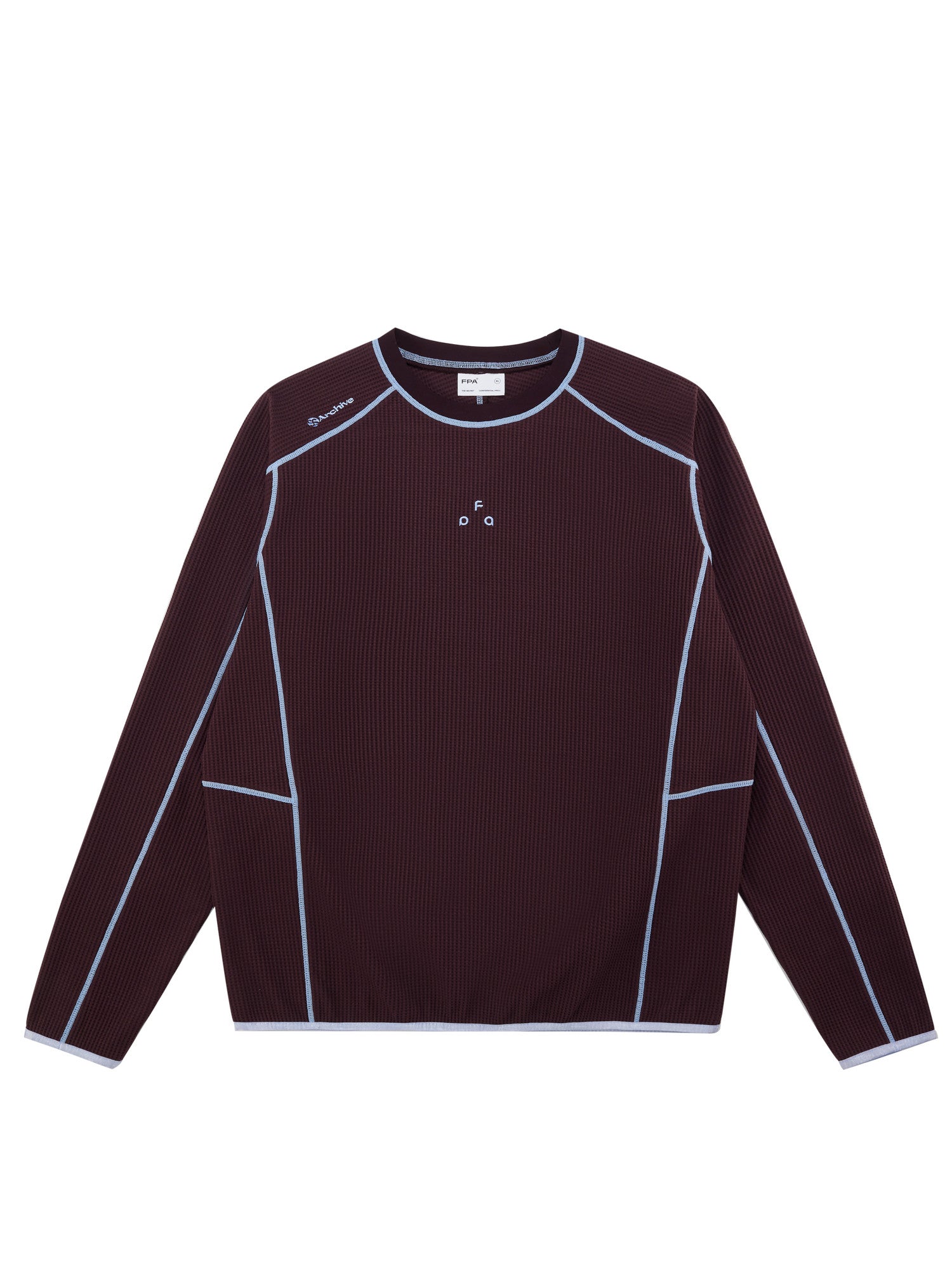 FPA Quick-Dry Sun-Protection Contrast Stitch Long-Sleeve T-Shirt, Spring Premium Design, Crew Neck, Casual Outdoor Sports Tee for Men and Women