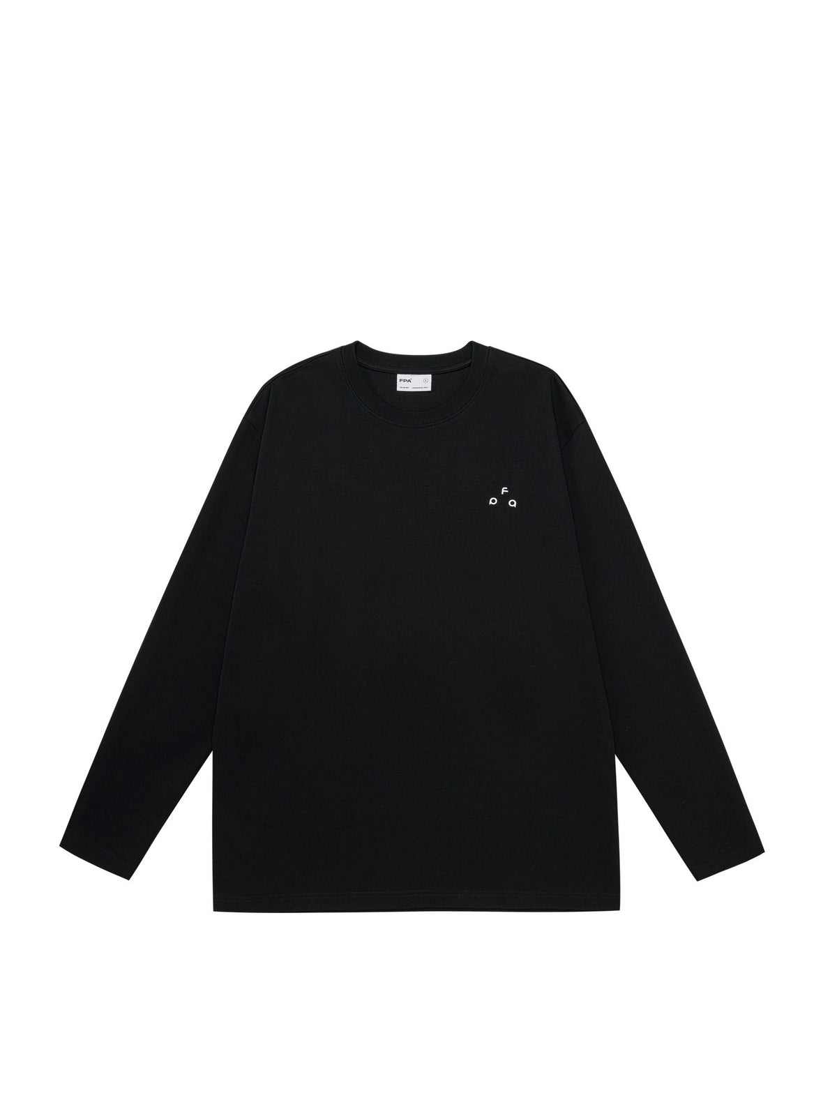 FPA Triangle Basic Small Logo Long Sleeve T-Shirt for Spring/Autumn Casual Sports Crew Neck Inner Layer Heavyweight Tee for Men