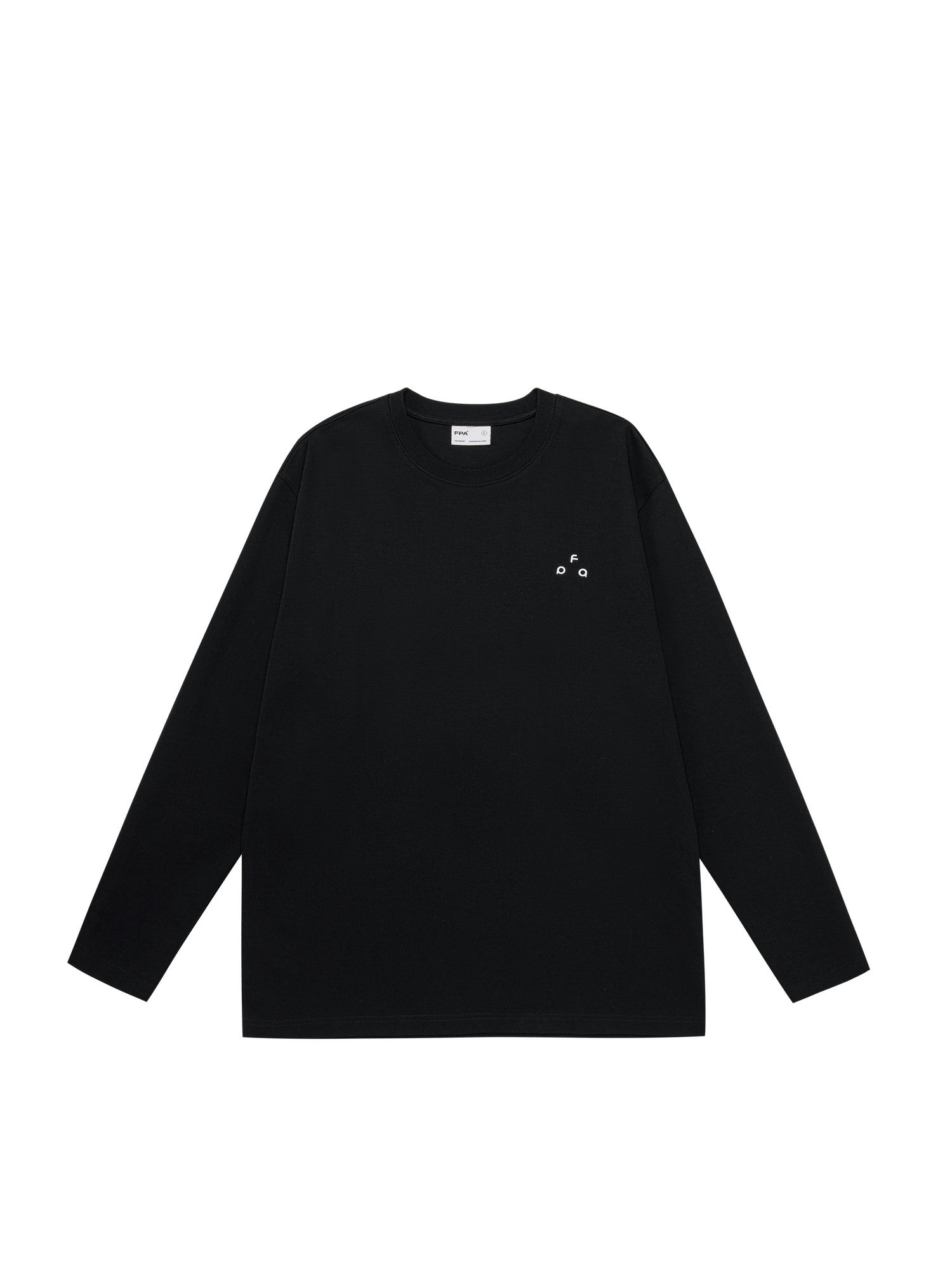 FPA Triangle Basic Small Logo Long Sleeve T-Shirt for Spring/Autumn Casual Sports Crew Neck Inner Layer Heavyweight Tee for Men