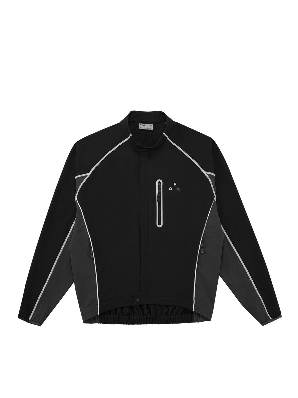 FPA Sports Contrast Stitching Jacket – Premium Casual Spring/Fall Lightweight Couple Black Jacket for Men