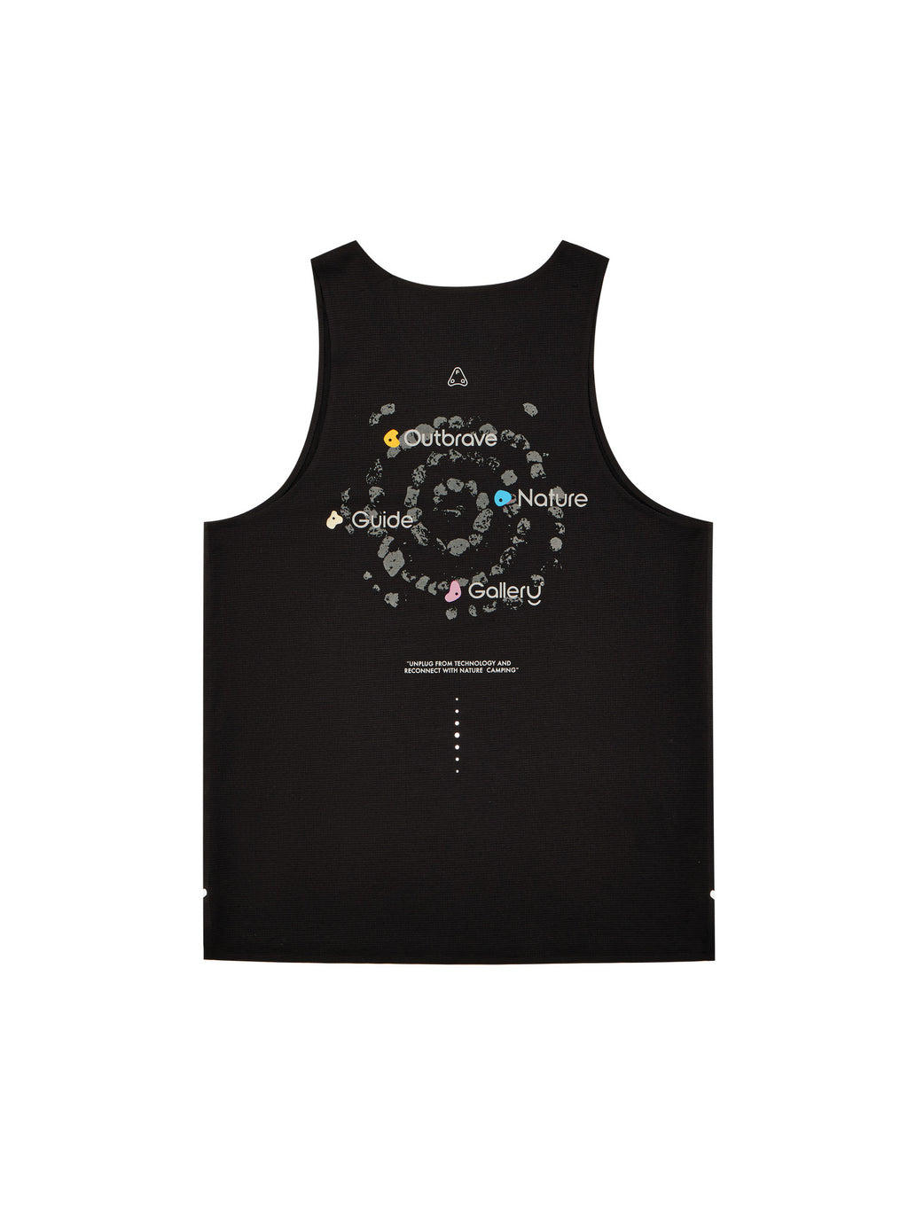 FPA COOLMAX Modal Climbing Sports Seam-Sealed Printed Reflective Sleeveless Vest Summer Cool-Touch Tank Top