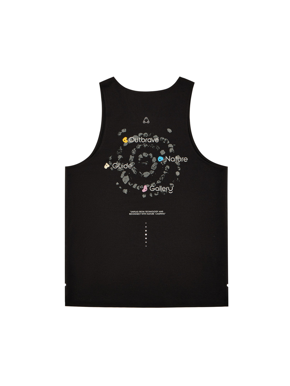FPA COOLMAX Modal Climbing Sports Seam-Sealed Printed Reflective Sleeveless Vest Summer Cool-Touch Tank Top
