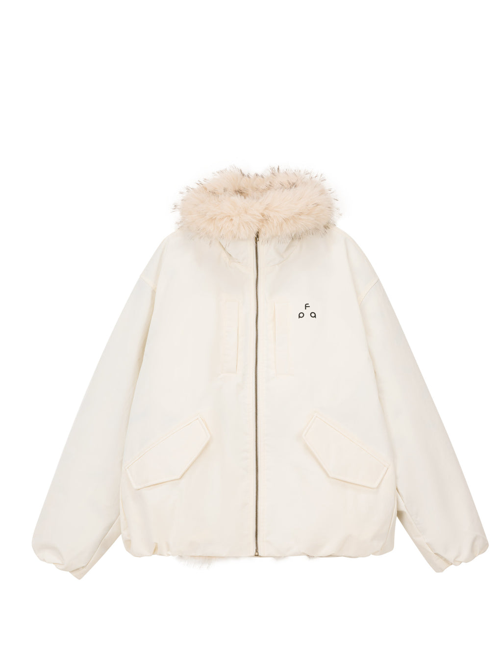 FPA Eco-Friendly Mink Logo Down Jacket 2026 New Winter Warm Couple White Premium Down Coat
