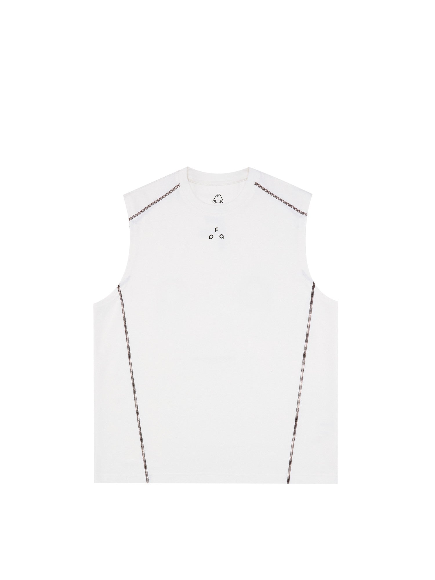 FPA Ice-Feel Quick-Dry 7A Antibacterial Anti-Mite Vest - National Trend Summer Loose Round Neck Basic Sleeveless T-Shirt