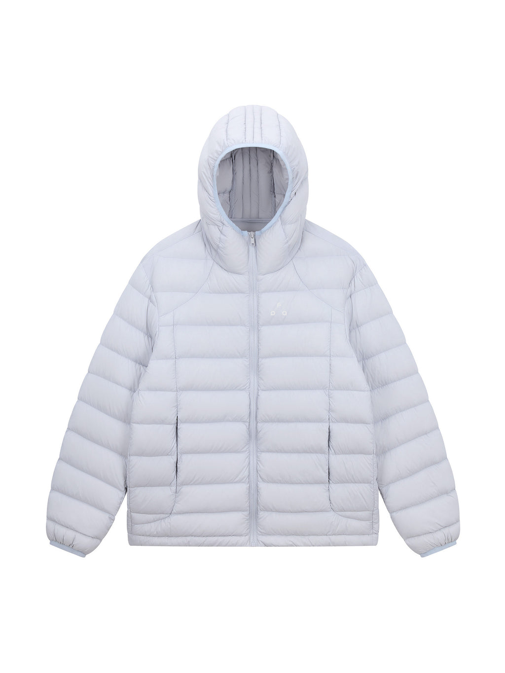 FPA Brand Triangle Logo Hooded Down Jacket – Lightweight Autumn/Winter Couple's Streetwear Warm Coat