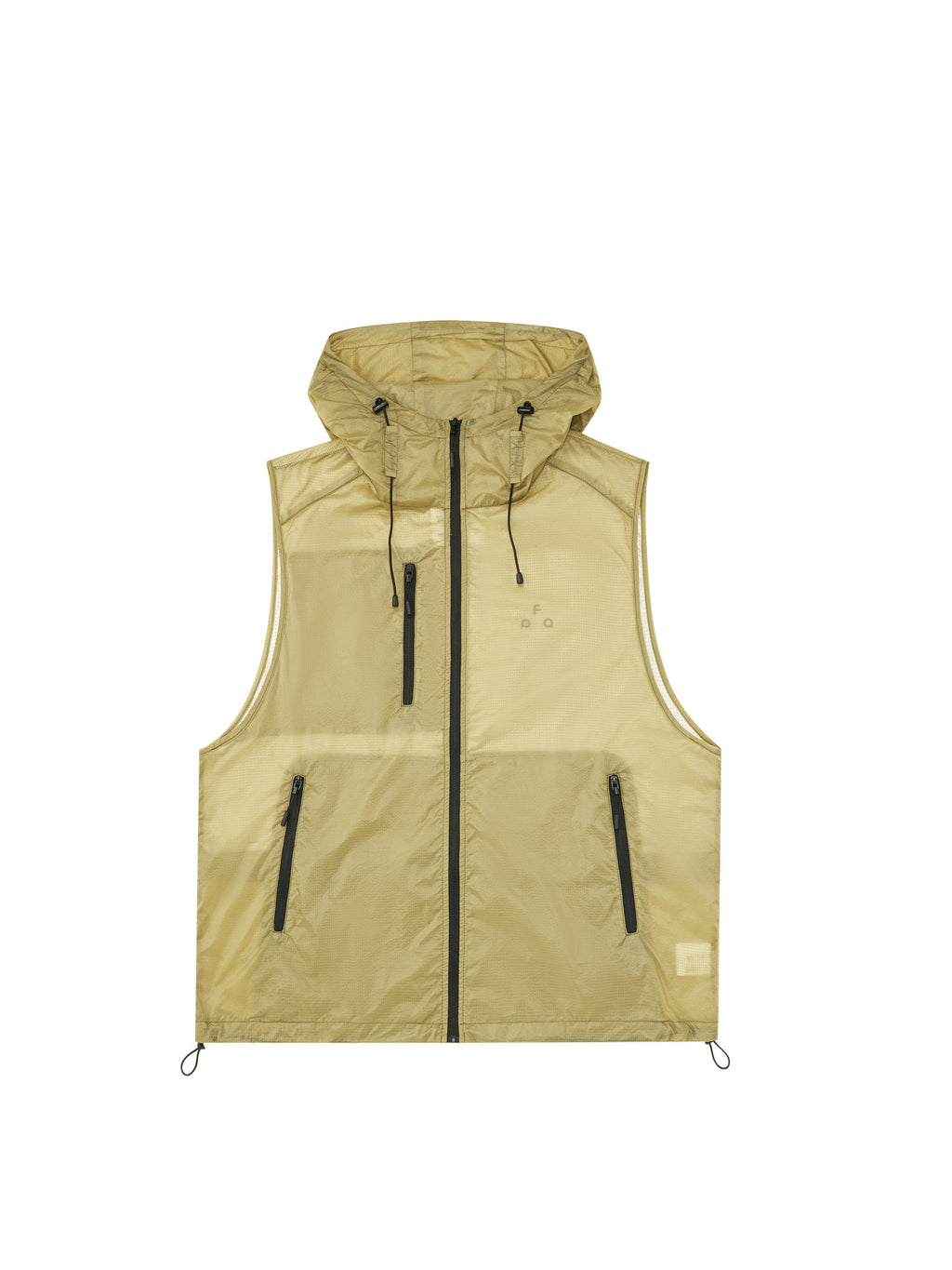 FPA UPF40+ Lightweight Hooded Sleeveless Vest for Summer Outdoor Activities, Unisex Streetwear
