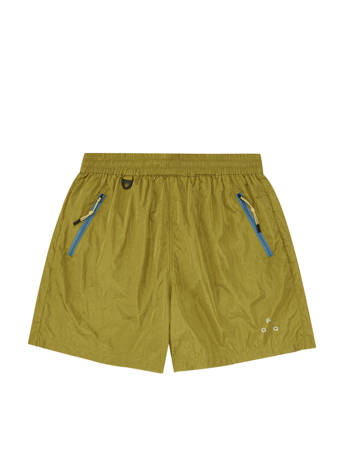FPA Outdoor Color-Block Zip Print Shorts – Summer Sports Packable Lightweight Loose Straight-Leg Fitness Casual Shorts