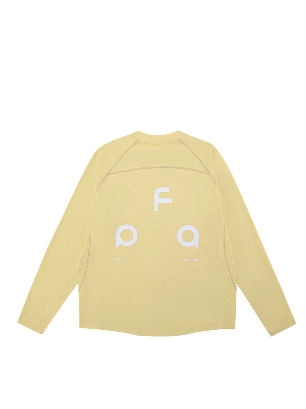FPA Quick-Dry Structured Logo Long-Sleeve Outdoor T-Shirt – Spring Basic Casual Loose-Fit Crew Neck Unisex Sports Tee