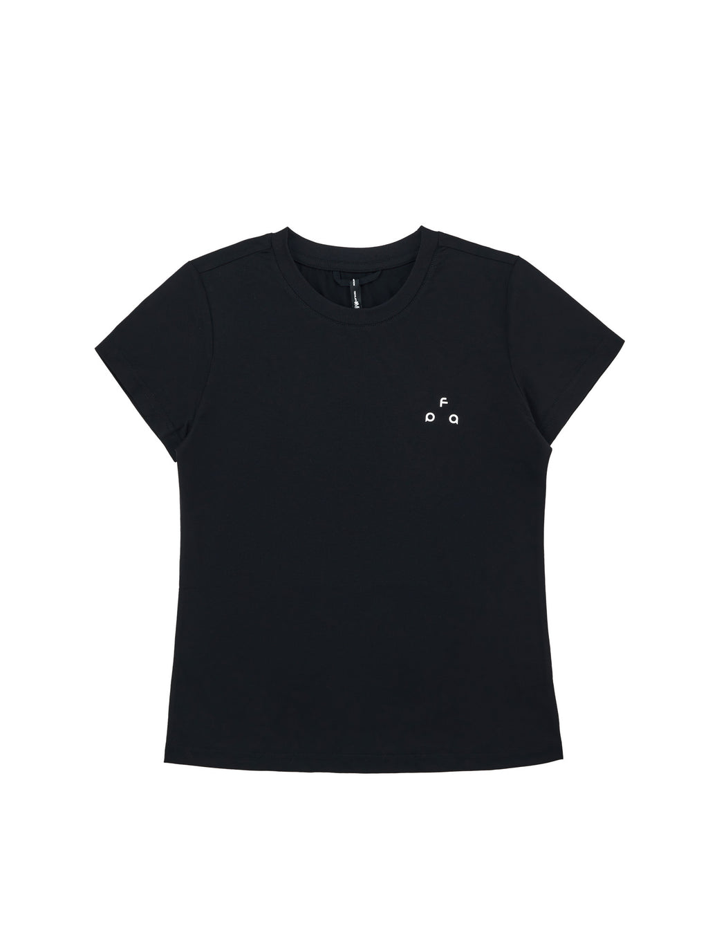 FPA Women's Quick-Dry Basic Short Sleeve T-Shirt for Summer, Moisture-Wicking, Outdoor Sports, Running, Fitness, Slim Fit, Black