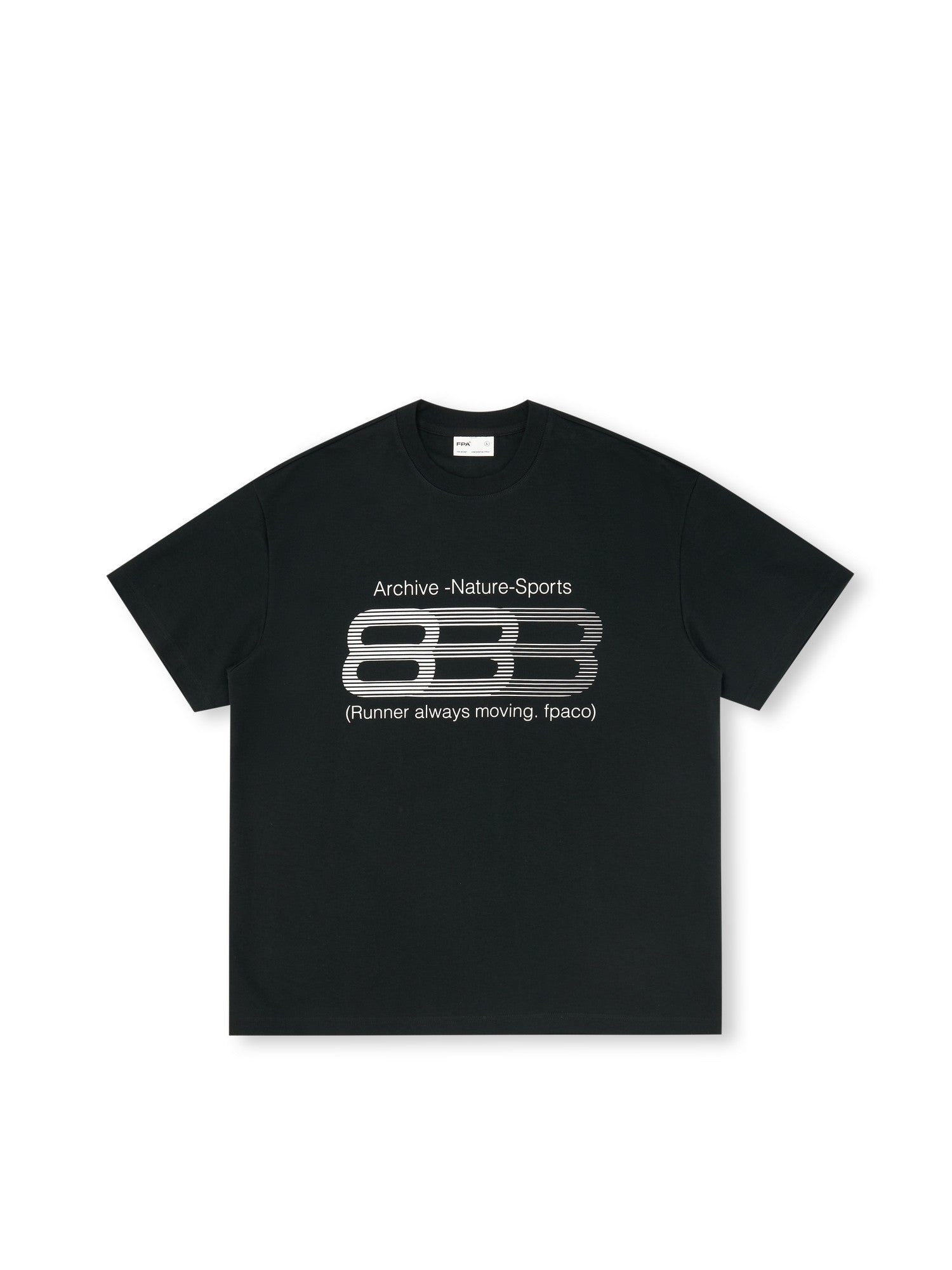 FPA Ice-Skin Cool-Touch Long-Staple Cotton Graphic Short Sleeve T-Shirt – Chinese Streetwear Trendy Loose Round Neck Casual Couple Tee