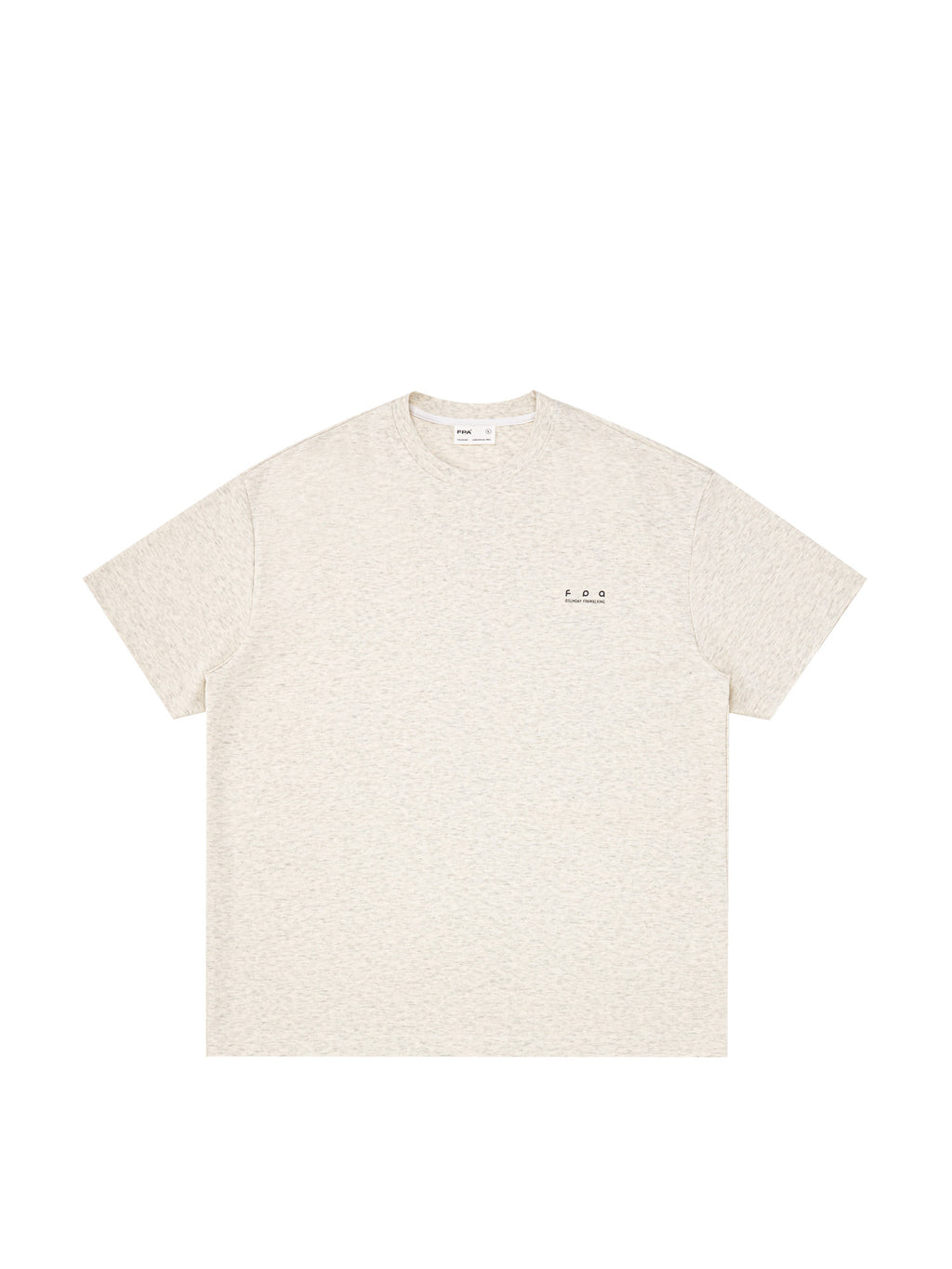 FPA Cool-Touch Xinjiang Long-Staple Cotton Short-Sleeve T-Shirt, Summer Loose-Fit Heavyweight Sports Couple Style, Chinese Streetwear Tee