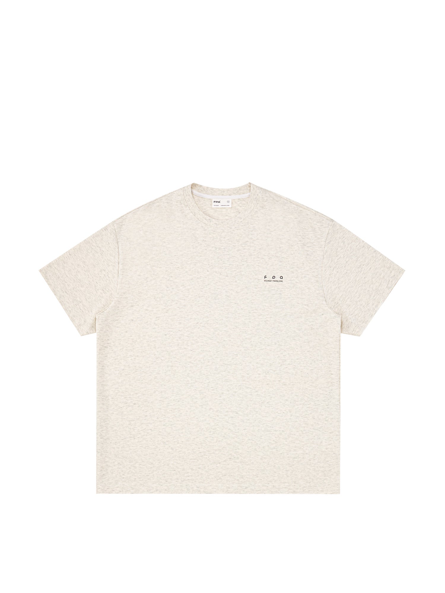 FPA Cool-Touch Xinjiang Long-Staple Cotton Short-Sleeve T-Shirt, Summer Loose-Fit Heavyweight Sports Couple Style, Chinese Streetwear Tee