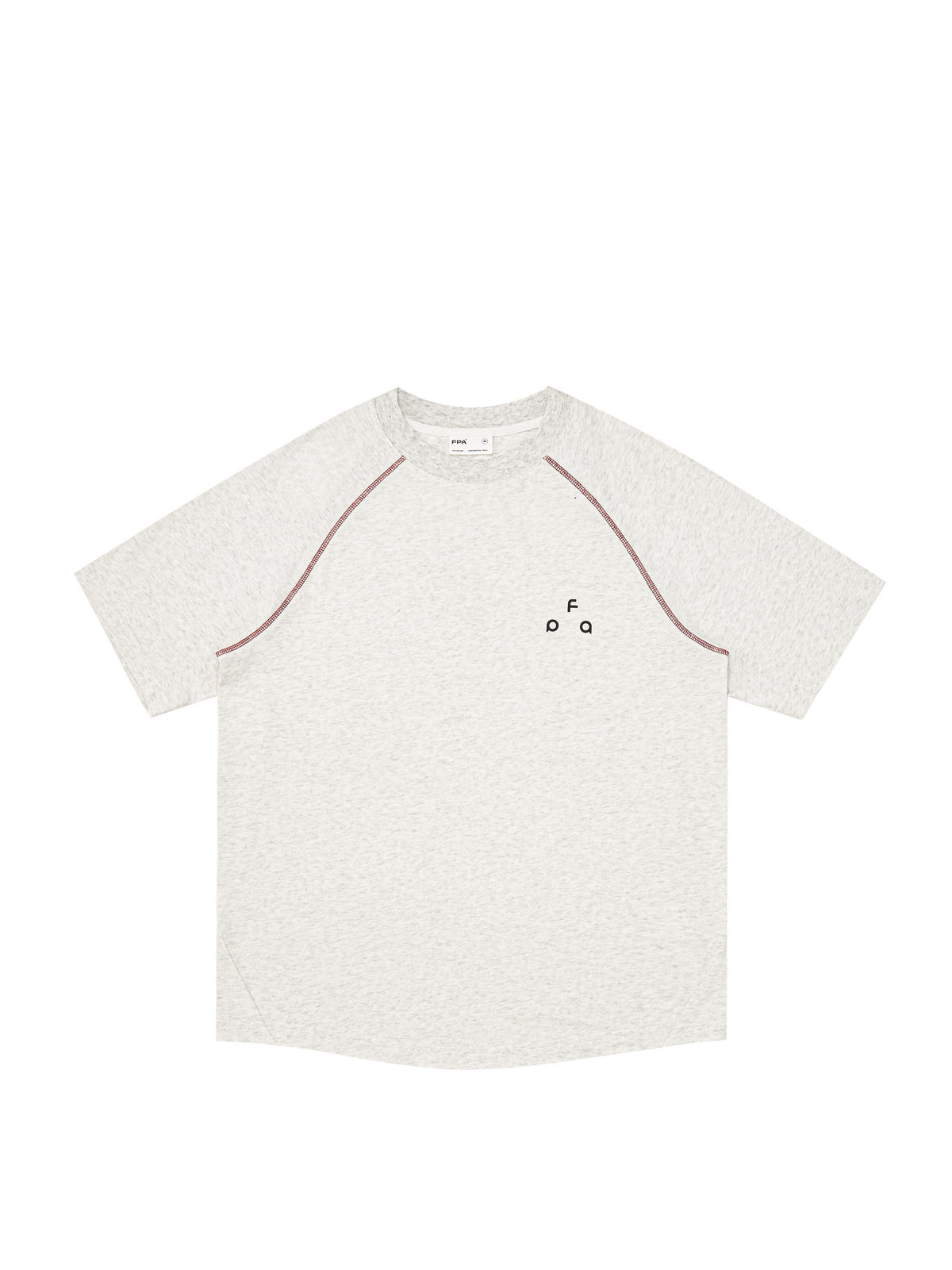 FPA Quick-Dry 7A Antibacterial Hasso Line Short Sleeve T-Shirt, Chinese Street Style Summer Round Neck Loose Couple Casual Tee