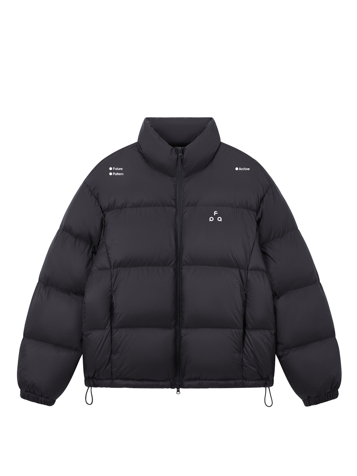 FPA Triangle Logo Sports Pattern Down Jacket Winter Stand Collar Short Warm Thick Couple Down Coat