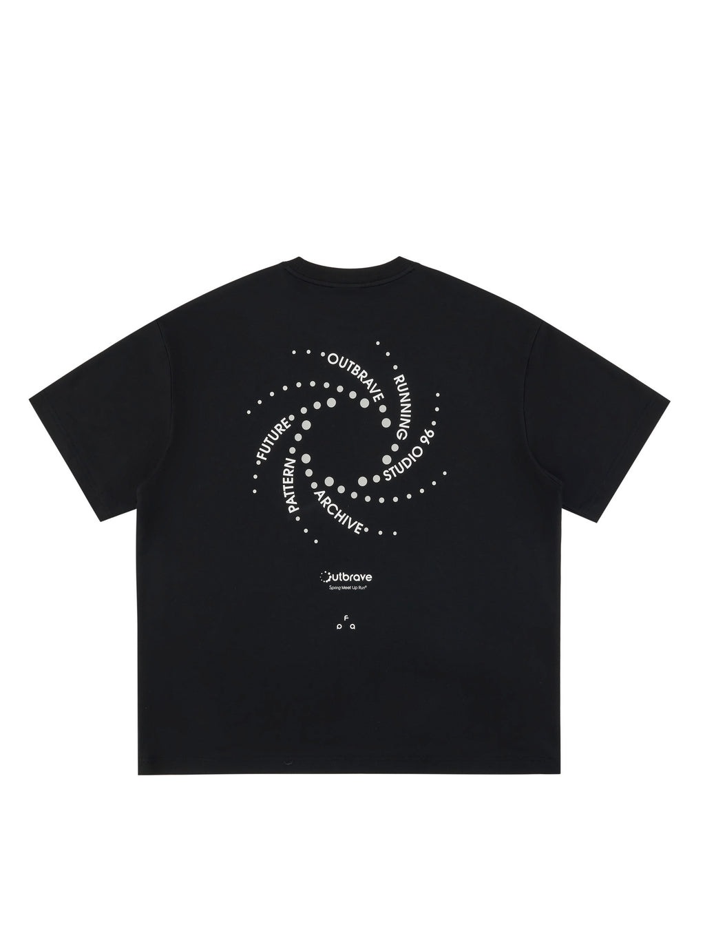 FPA Polka Dot Slogan COOLMAX Sports Short Sleeve T-Shirt - Summer Outdoor Quick-Dry Crew Neck Casual Couple Tee for Men