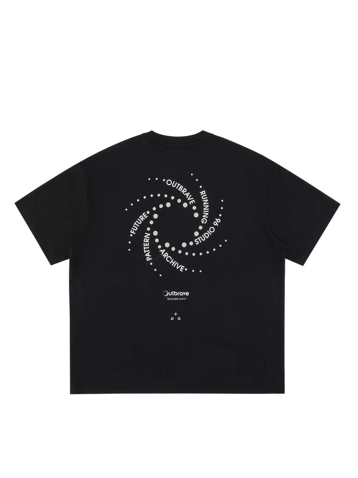 FPA Polka Dot Slogan COOLMAX Sports Short Sleeve T-Shirt - Summer Outdoor Quick-Dry Crew Neck Casual Couple Tee for Men