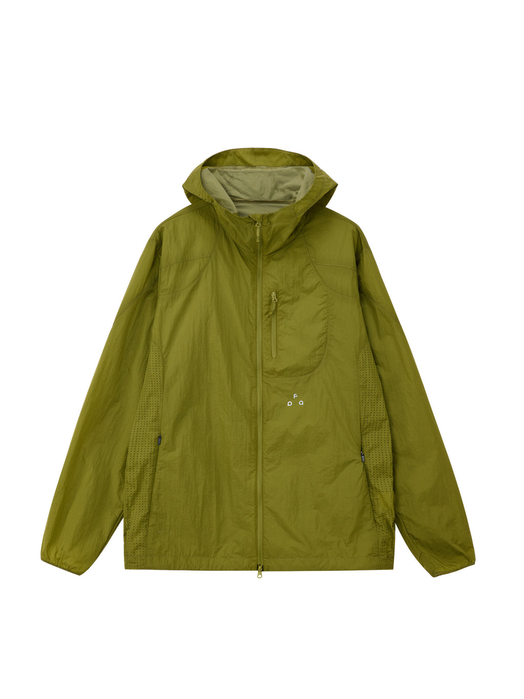 FPA Textured Chunky Grid Multi-Pocket Outdoor Lightweight Jacket - Summer Hooded Sun Protection Coat