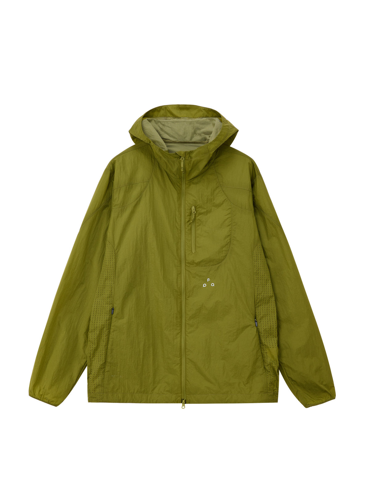 FPA Textured Chunky Grid Multi-Pocket Outdoor Lightweight Jacket - Summer Hooded Sun Protection Coat