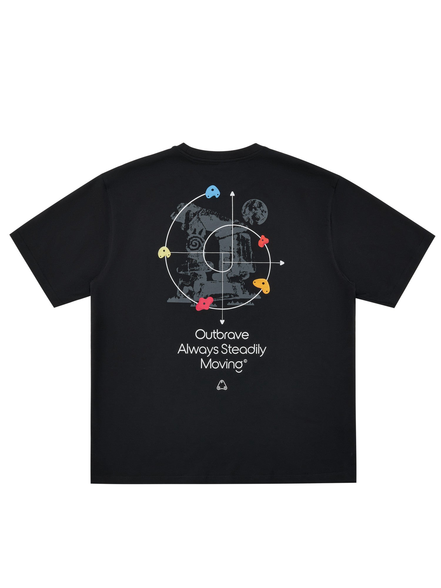 FPA COOLMAX Quick-Dry Lyocell Climbing Sports Printed Short Sleeve T-Shirt, Summer Cool-Touch Breathable Couple Tee for Men