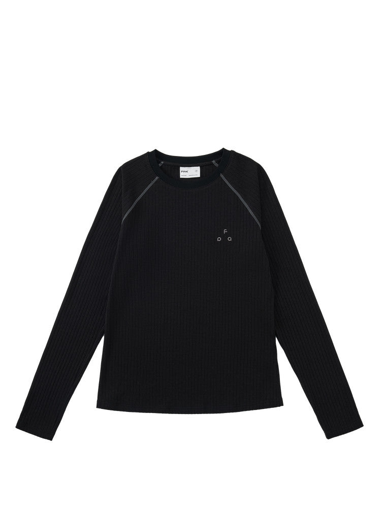 FPA Cotton Small Logo Basic Long Sleeve Tee 2026 New Outdoor Sports Crew Neck Spring/Fall Casual T-Shirt for Women
