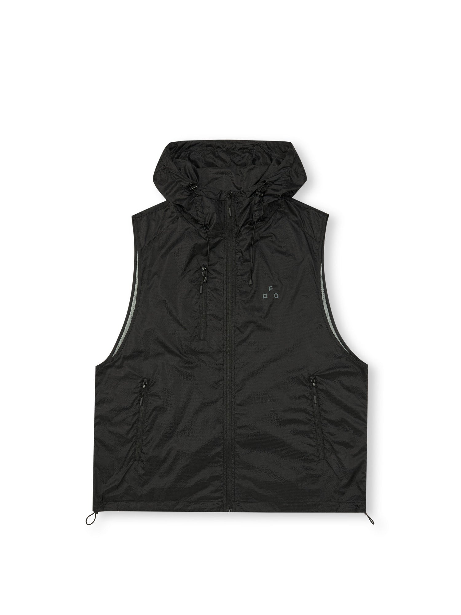 FPA Sports UPF40+ Lightweight Hooded Vest - Chinese Streetwear Summer American Style Thin Sleeveless Jacket for Men