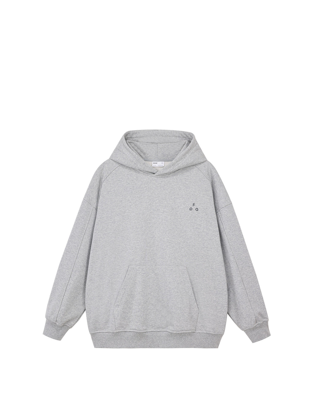 FPA Natural Elements Logo Hoodie for Men and Women – Heavyweight Pullover with Letter Print, Autumn Casual Streetwear