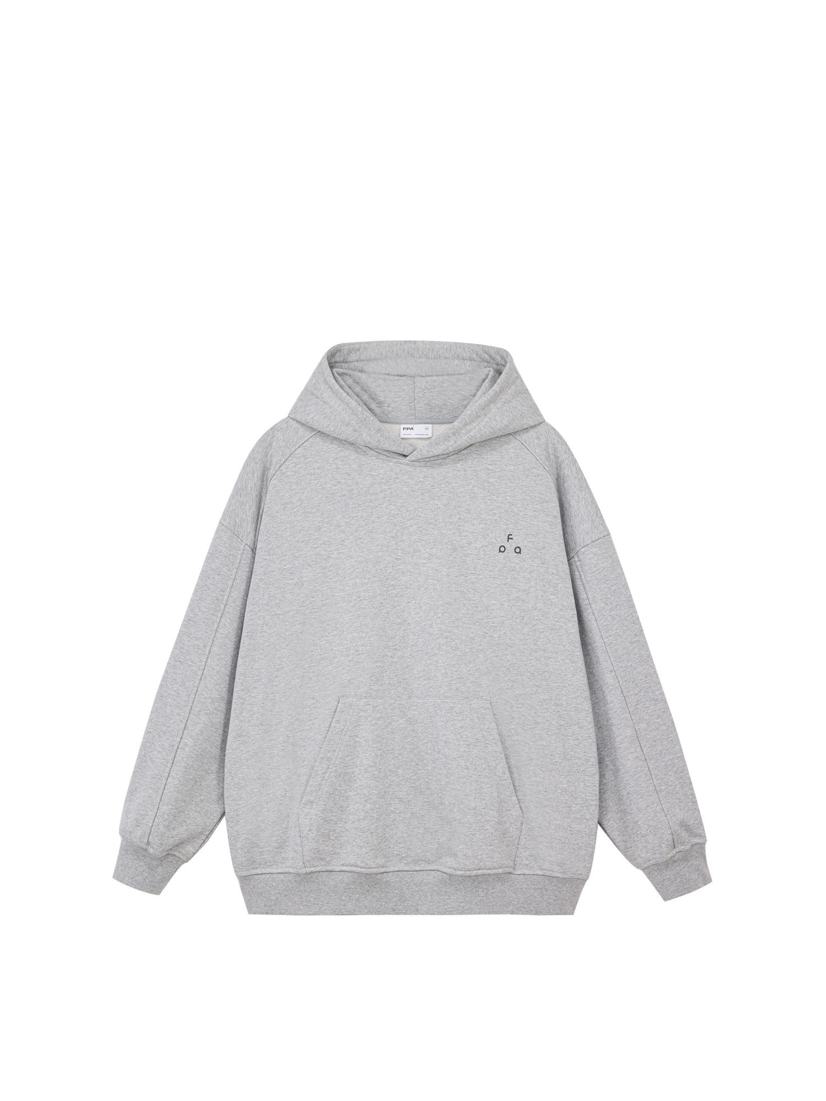 FPA Natural Elements Logo Hoodie for Men and Women – Heavyweight Pullover with Letter Print, Autumn Casual Streetwear