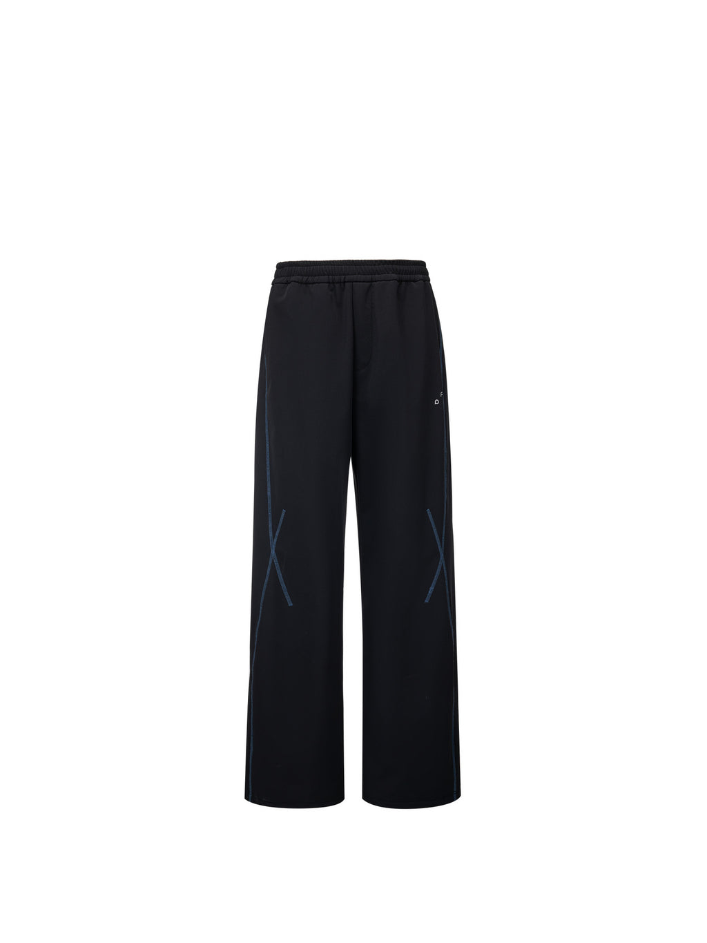 FPA Outdoor Sports Contrast Stitch Thickened Curved Leg Pants Winter Loose Wide Leg Couple Casual Warm Pants