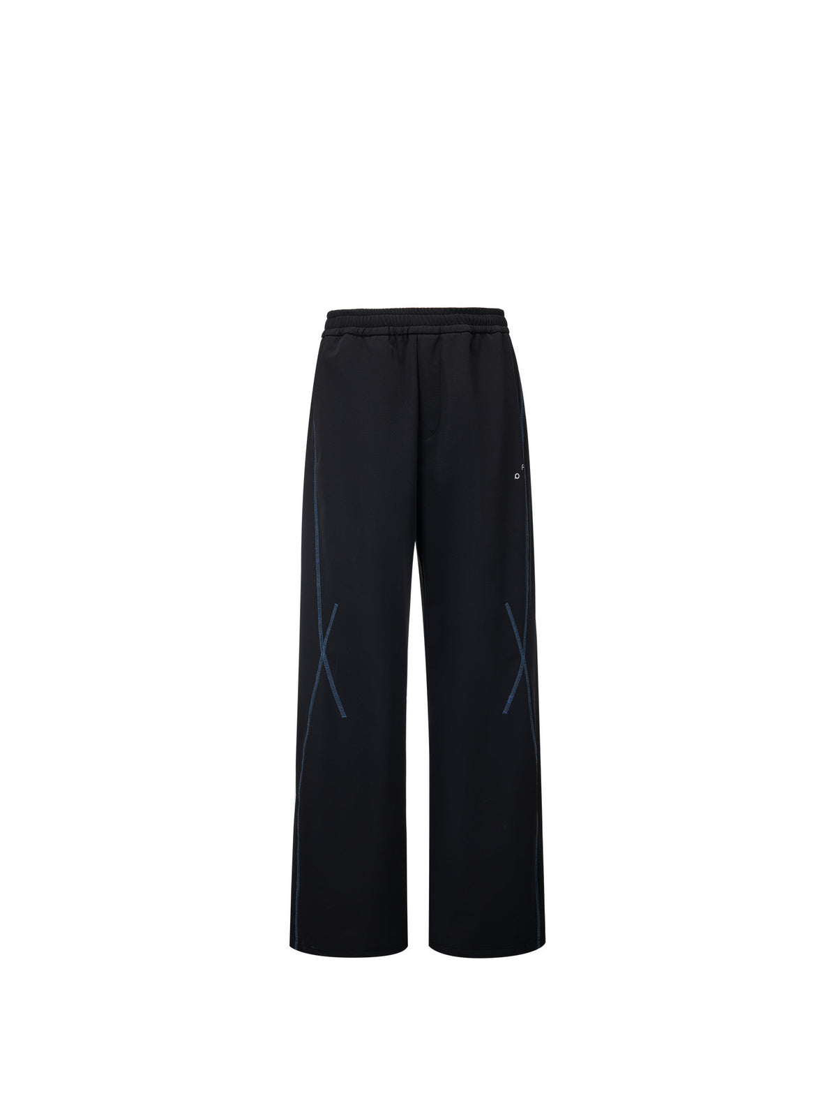 FPA Outdoor Sports Contrast Stitch Thickened Curved Leg Pants Winter Loose Wide Leg Couple Casual Warm Pants