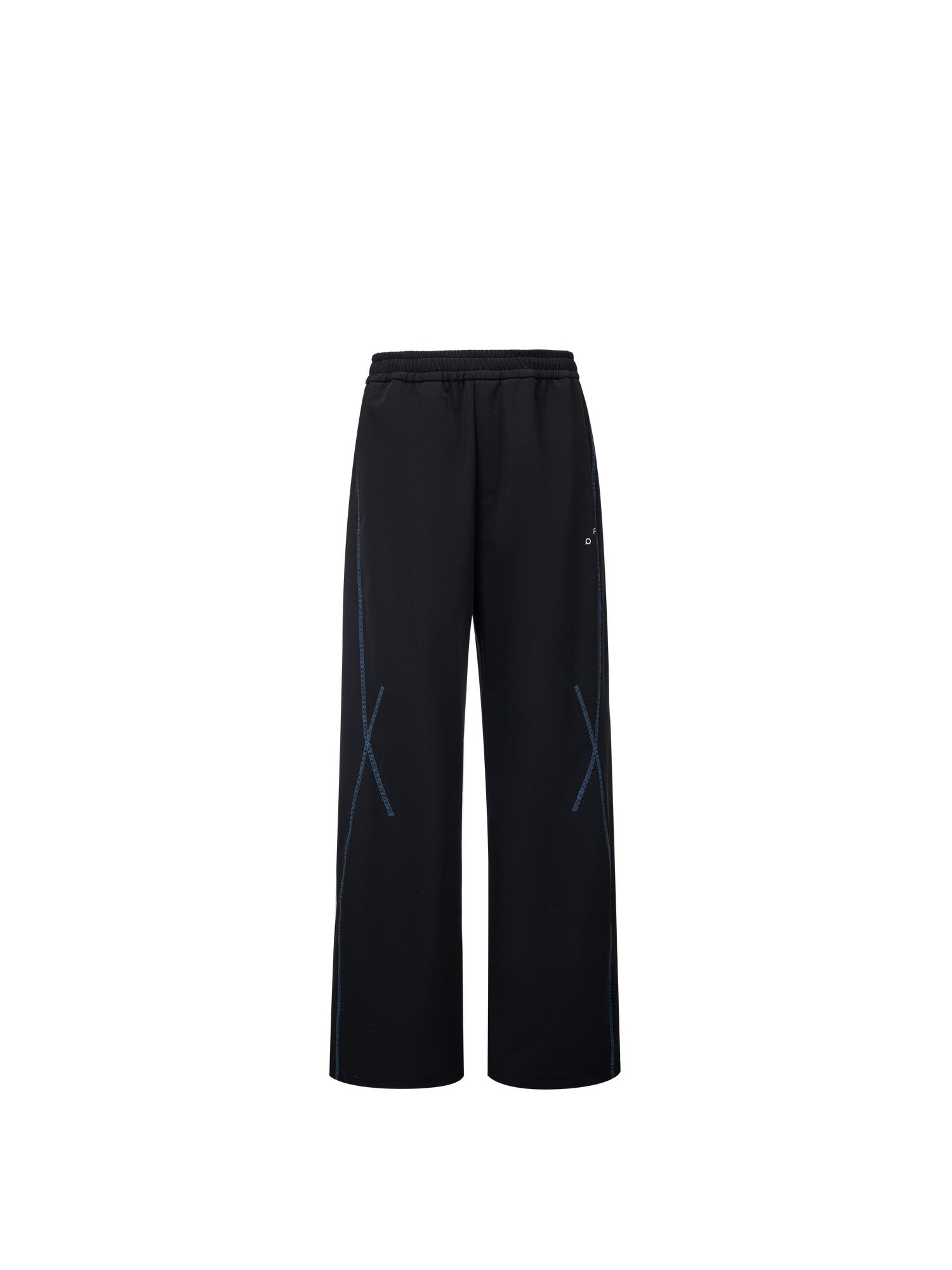 FPA Outdoor Sports Contrast Stitch Thickened Curved Leg Pants Winter Loose Wide Leg Couple Casual Warm Pants