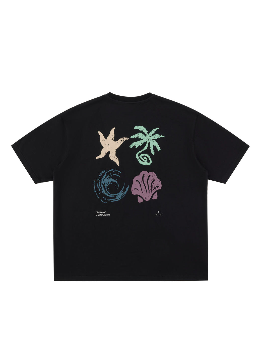 FPA Summer Vacation Element Color-Block COOLMAX Short Sleeve Couple Round Neck Breathable Outdoor Sports T-Shirt