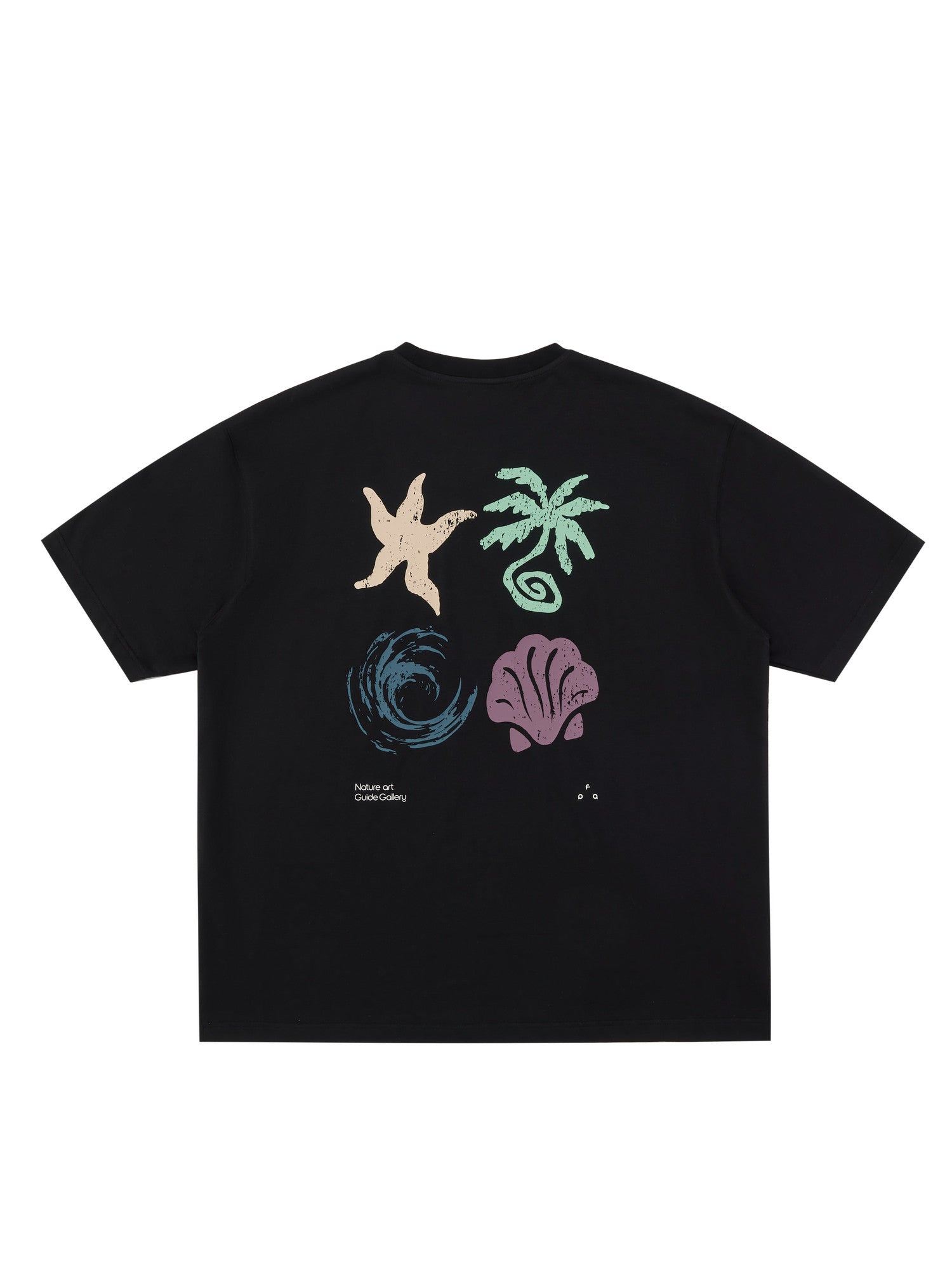 FPA Summer Vacation Element Color-Block COOLMAX Short Sleeve Couple Round Neck Breathable Outdoor Sports T-Shirt