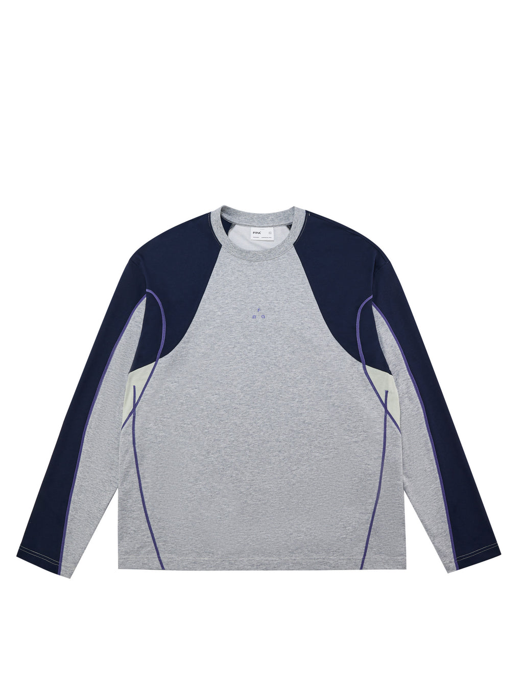 FPA Quick-Dry Cooling Modal Sports T-Shirt 2026 New Spring Color-Block Contrast Round Neck Long Sleeve for Men and Women