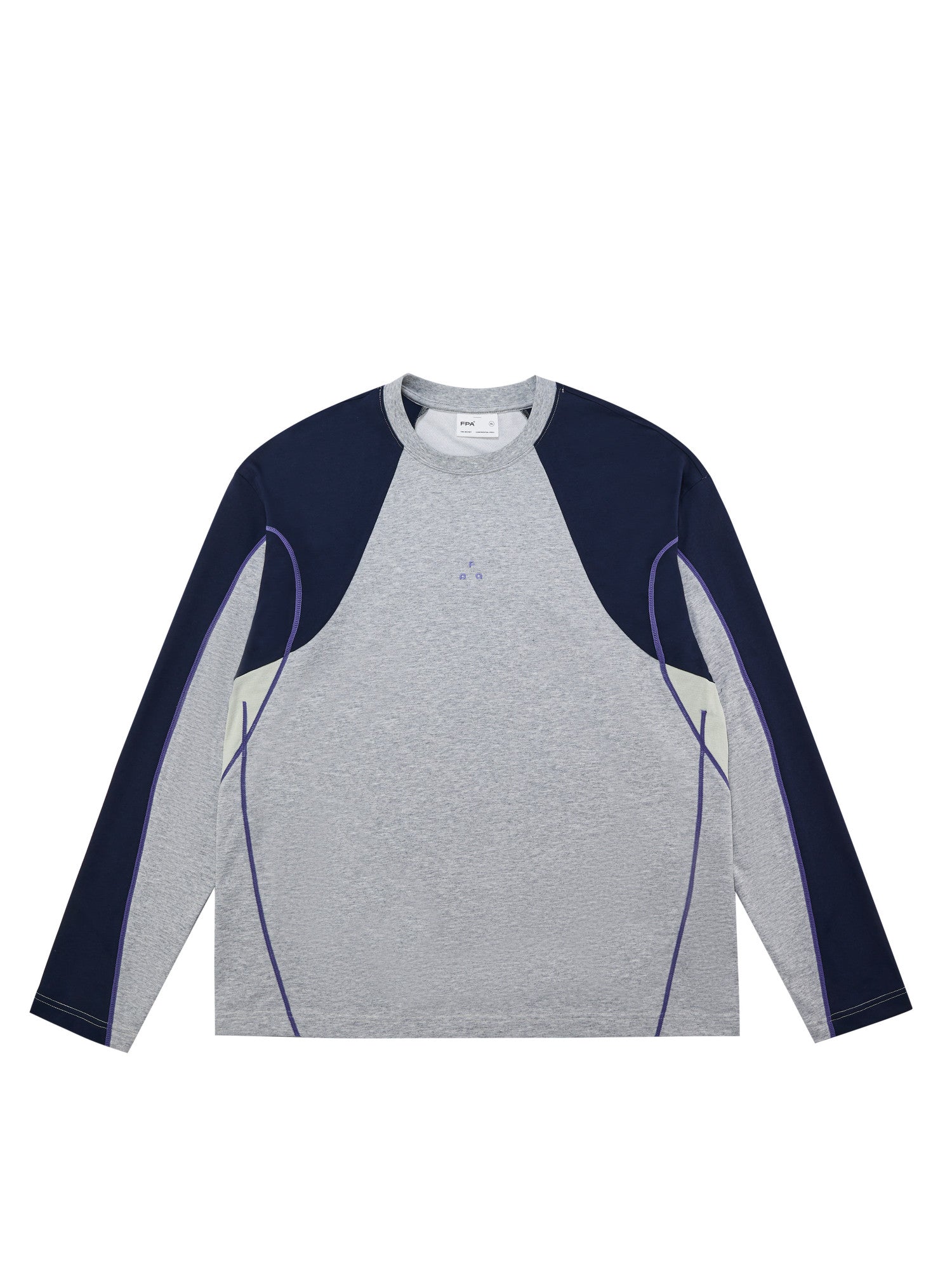 FPA Quick-Dry Cooling Modal Sports T-Shirt 2026 New Spring Color-Block Contrast Round Neck Long Sleeve for Men and Women
