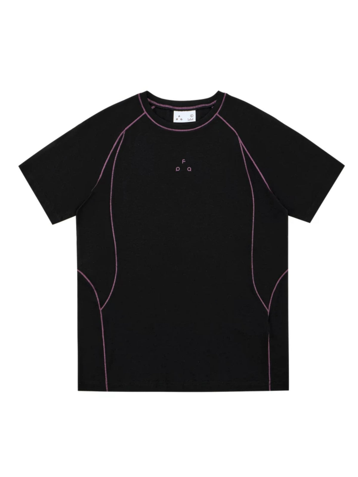 FPA Sports Contrast Color Shrimp Short Sleeve T-Shirt, Crew Neck, Moisture-Wicking, Quick-Dry, Premium Fitness Outdoor Breathable Summer Tee for Men