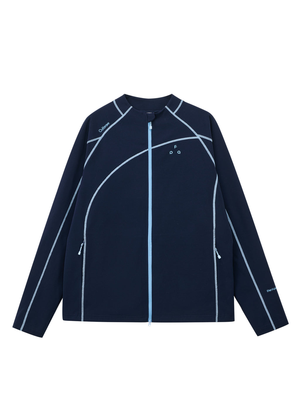 FPA Color-Block Textured Hiking Jacket - Spring Lightweight Outdoor Long-Sleeve Casual Cardigan for Men and Women