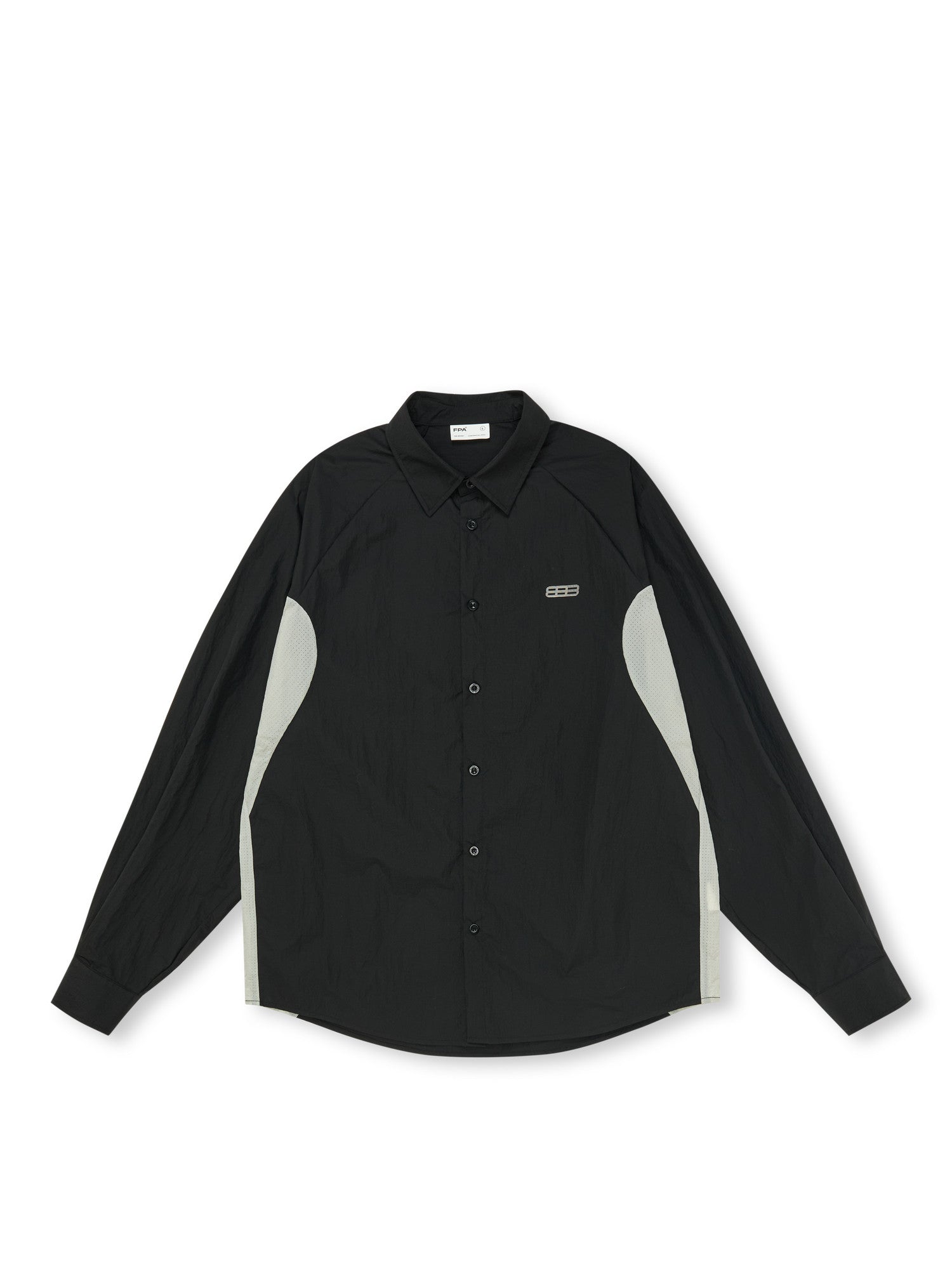 FPA Outdoor Lightweight Sun-Protection Laser-Cut Long-Sleeve Shirt, Chinese Streetwear Design Loose Casual Shirt Jacket