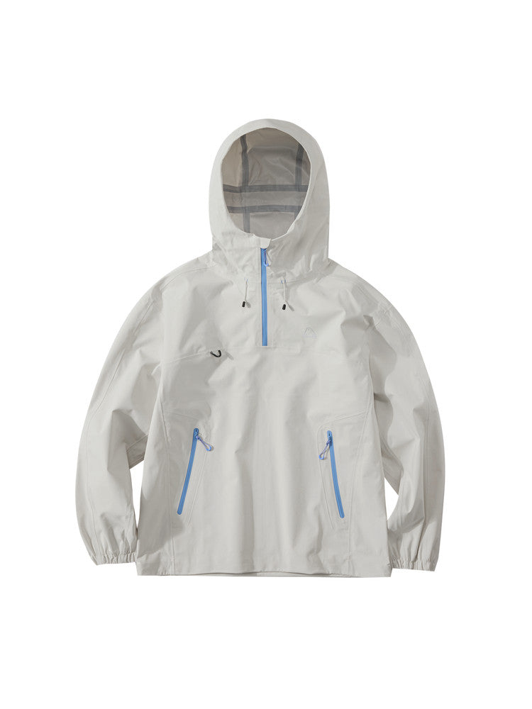 FPA Fully Taped Seam Waterproof Breathable Abrasion-Resistant Half-Zip Hard Shell Jacket Outdoor Sports Couple Mountaineering Jacket