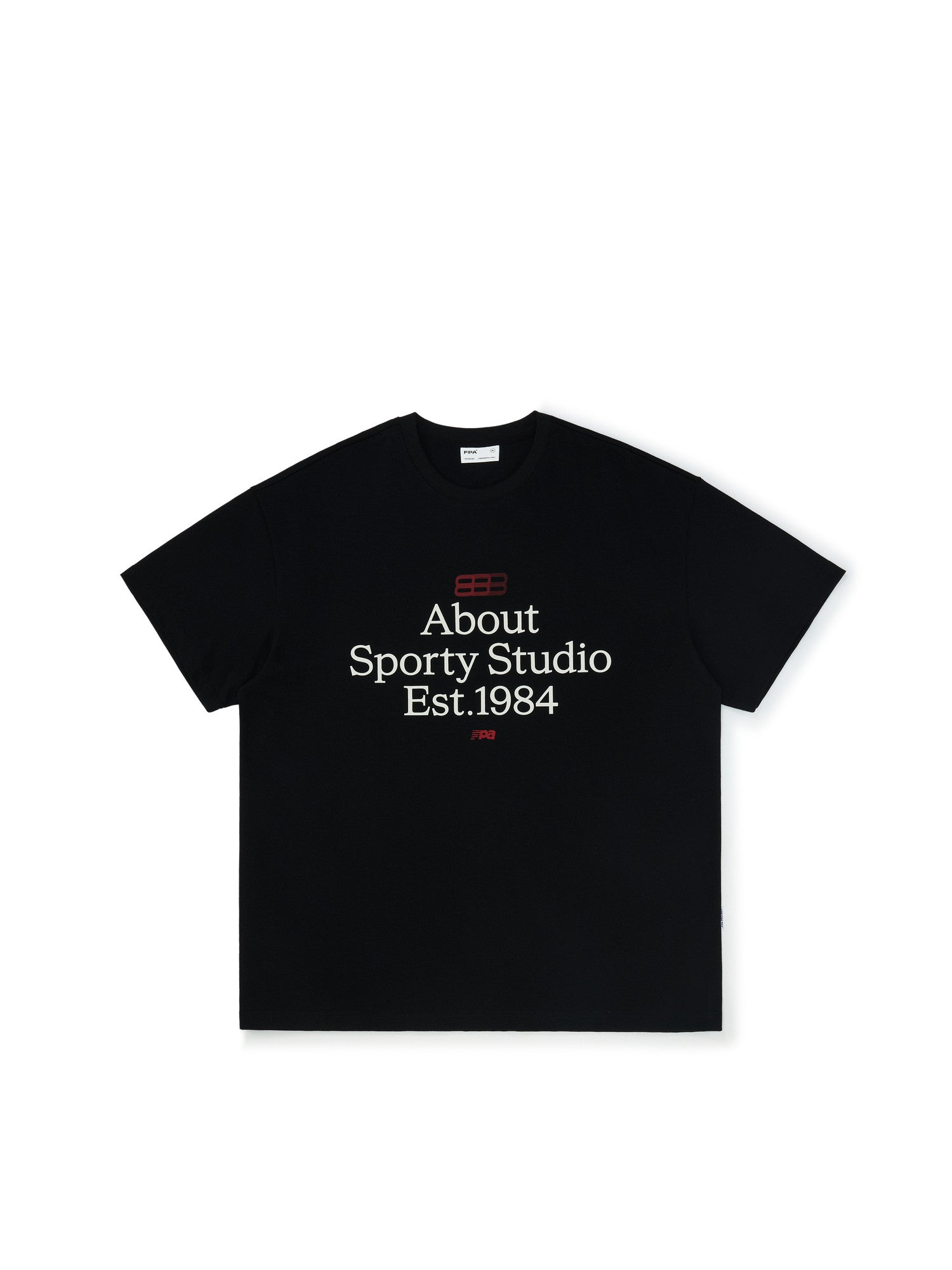 FPA Slogan Typography Phantom Short Sleeve T-Shirt 2024 New Summer Printed Crew Neck Loose American Retro Tee