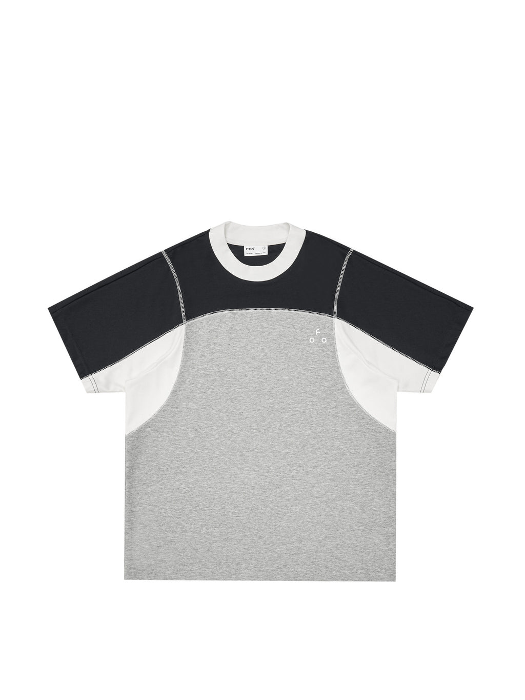 FPA Sport Hassel Contrast Raglan Sleeve Short Sleeve Summer Couple Loose Round Neck Design Sense Chinese Streetwear T-Shirt