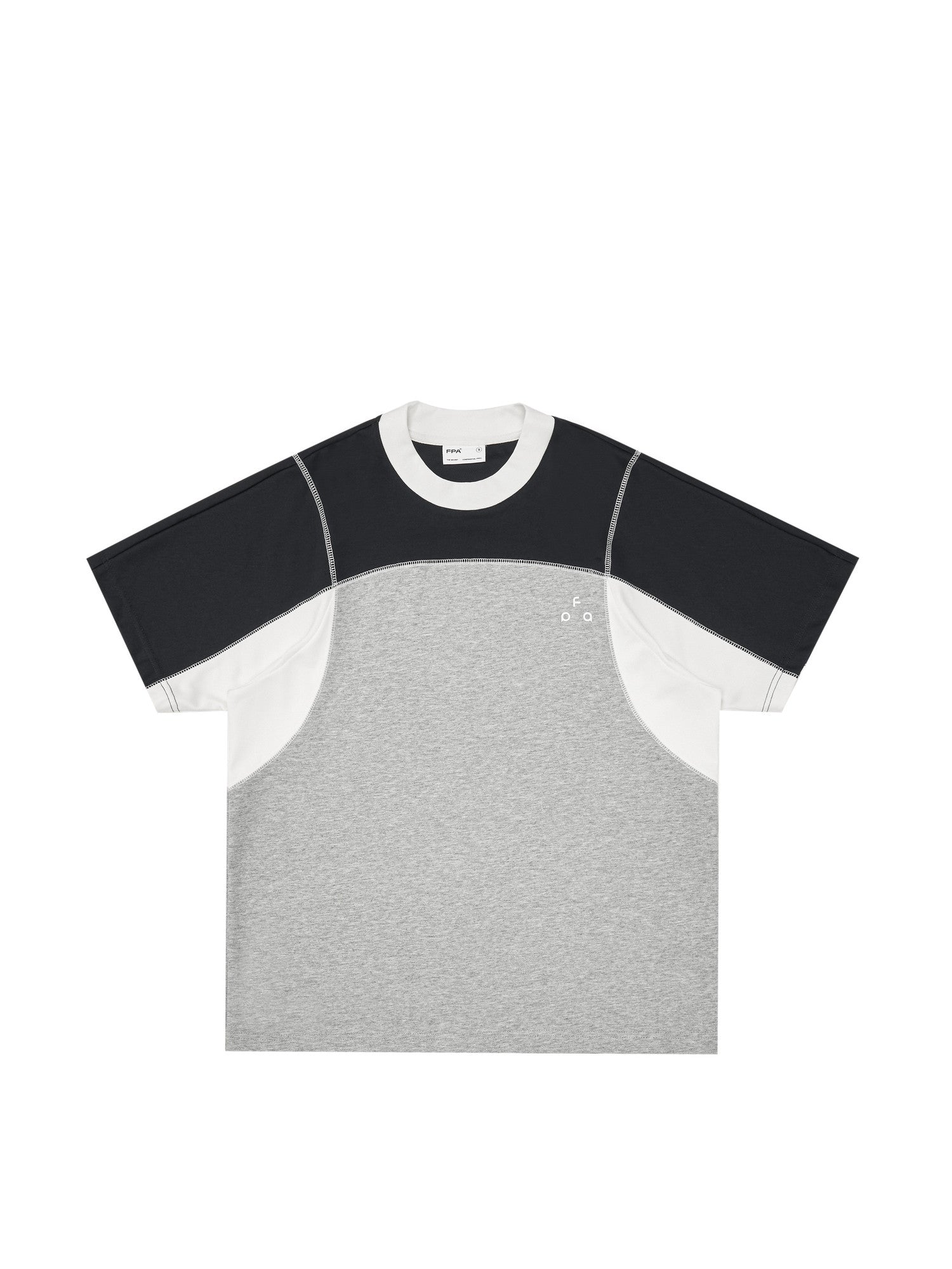 FPA Sport Hassel Contrast Raglan Sleeve Short Sleeve Summer Couple Loose Round Neck Design Sense Chinese Streetwear T-Shirt