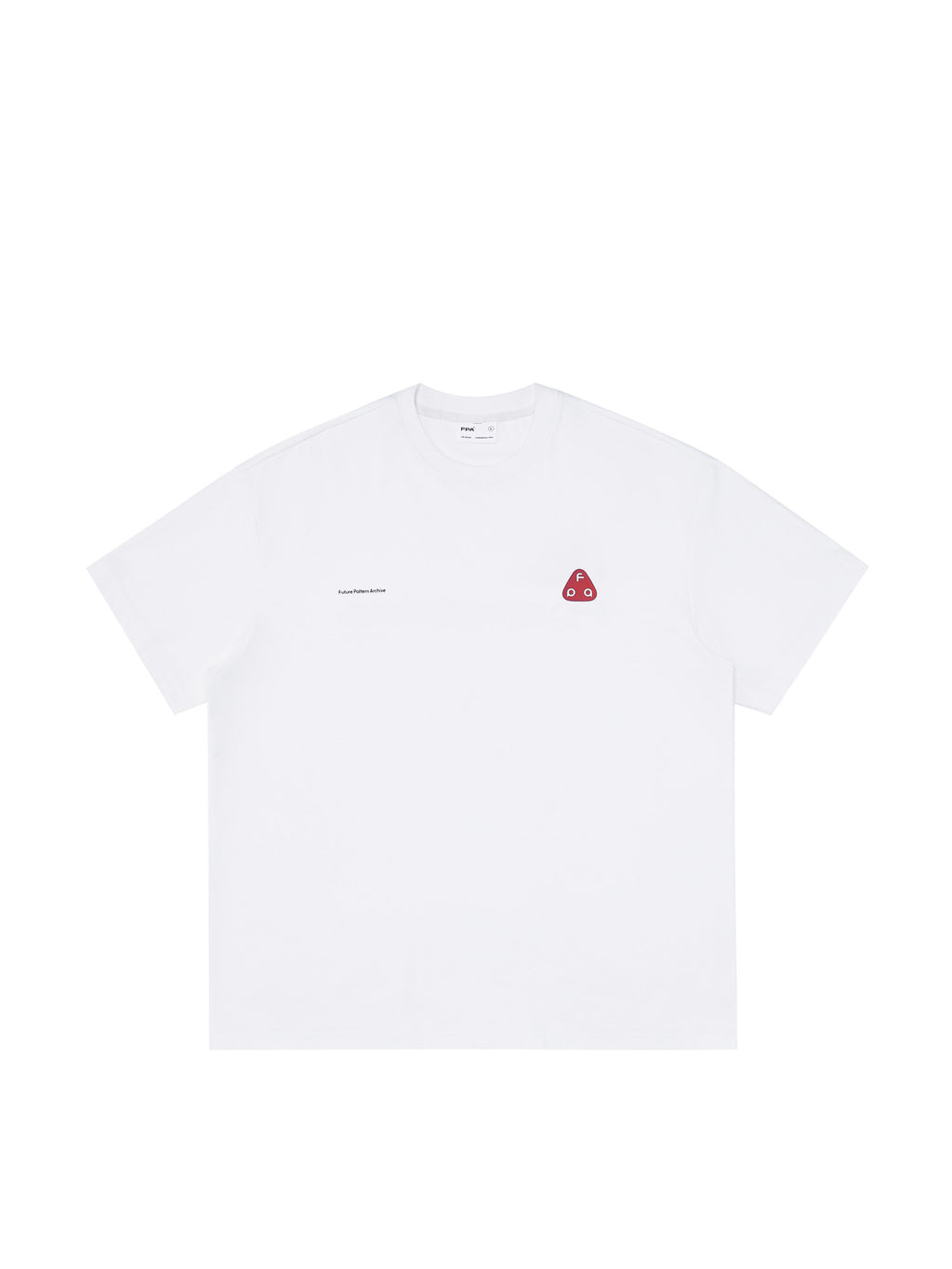 FPA Brand Logo Short Sleeve Quick-Dry T-Shirt, Chinese Streetwear Summer Cooling Casual Round Neck Couple White Tee