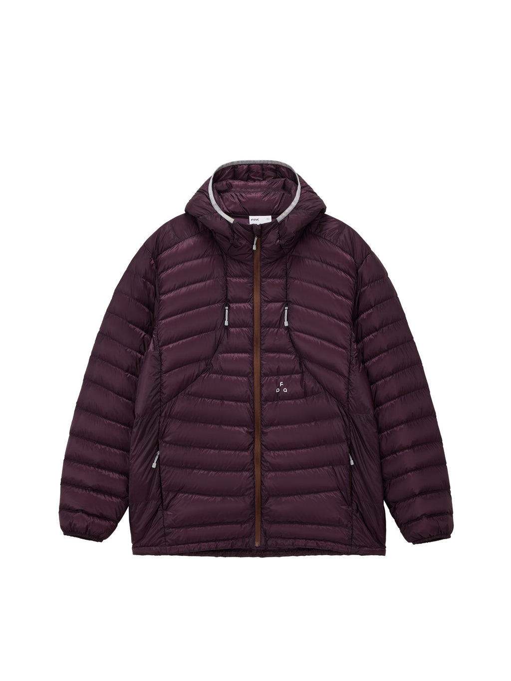 FPA 90% Down Color-Block Quilted Down Jacket 2026 New Winter Lightweight Hooded Down Coat