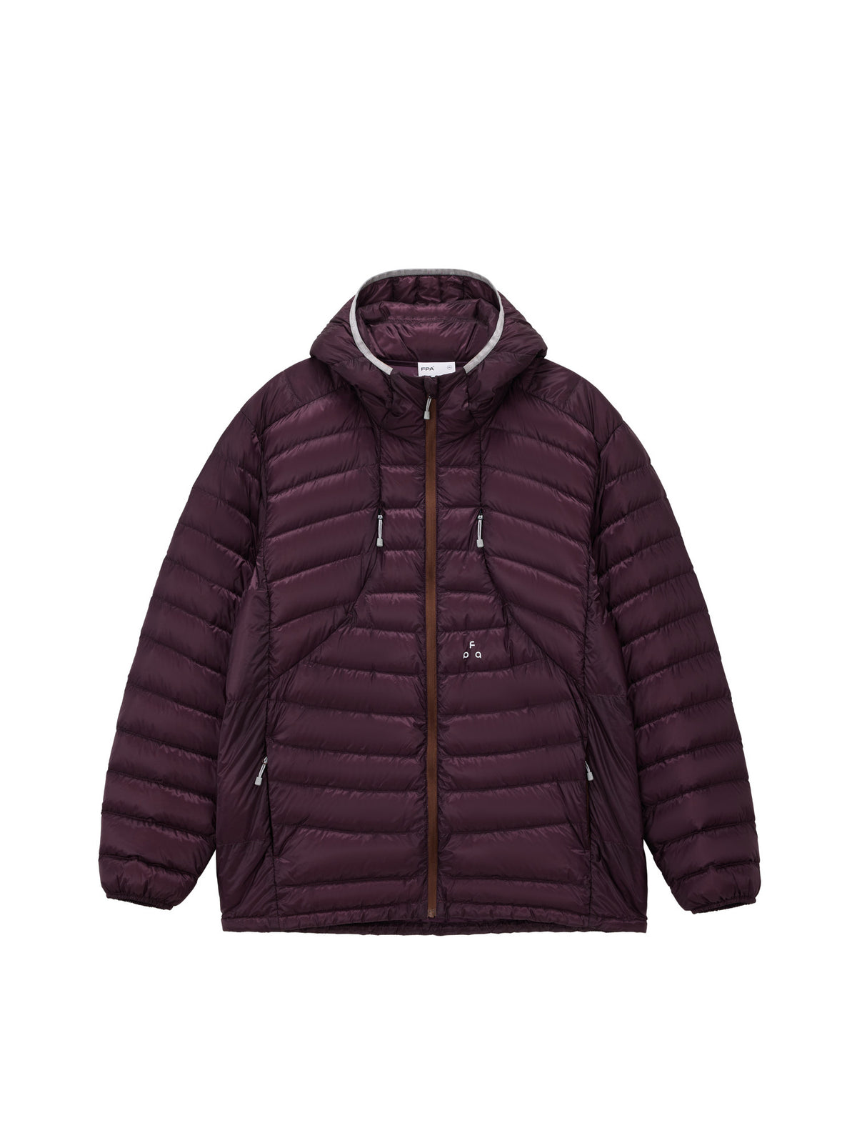FPA 90% Down Color-Block Quilted Down Jacket 2026 New Winter Lightweight Hooded Down Coat
