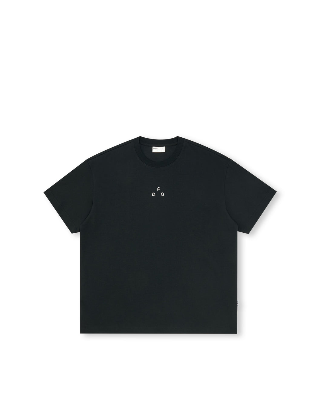 FPA Sports 7A Antibacterial Quick-Dry Cooling Short Sleeve T-Shirt - Chinese Street Style Summer Loose Round Neck Couple Casual Black Tee