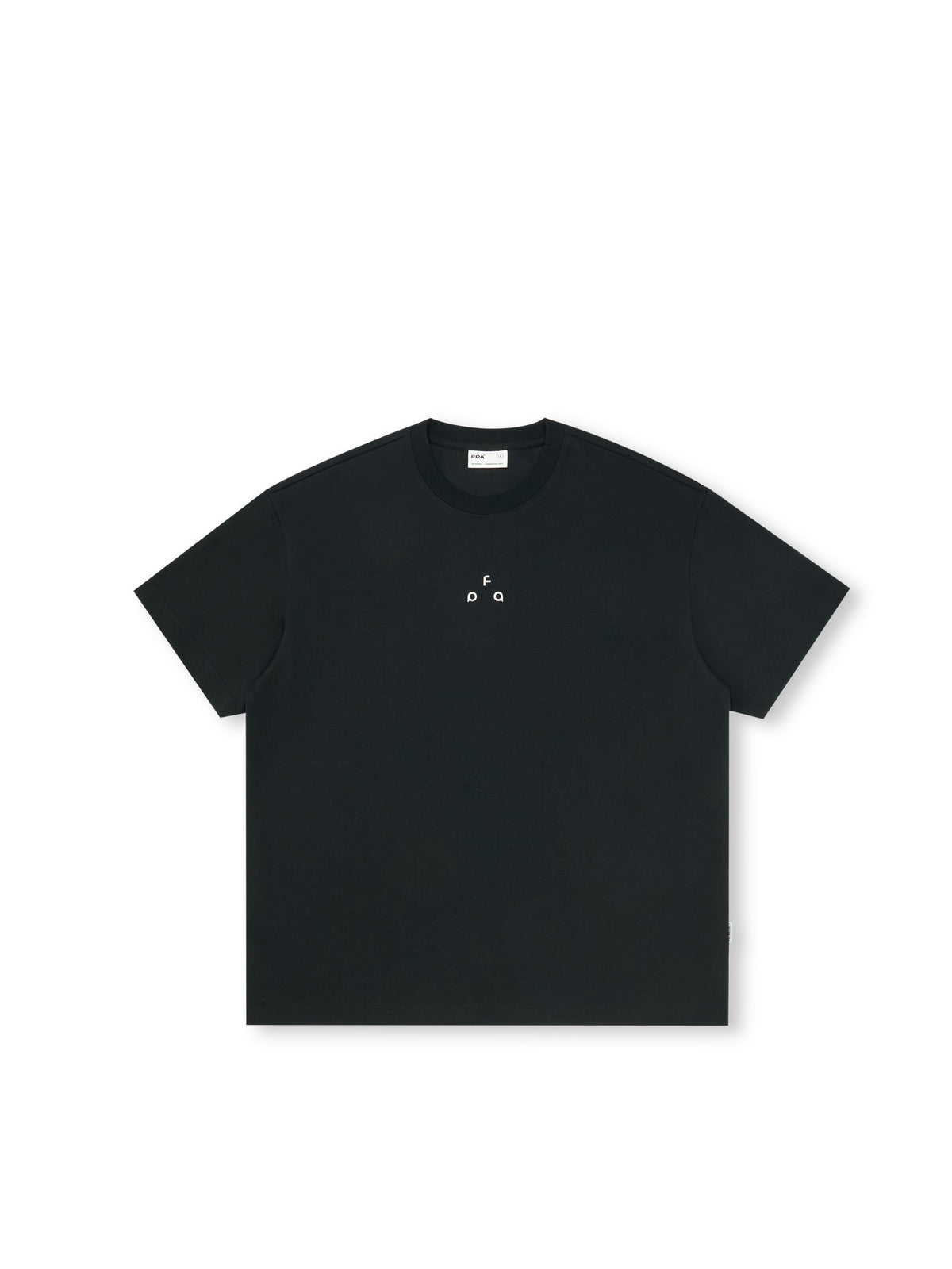 FPA Sports 7A Antibacterial Quick-Dry Cooling Short Sleeve T-Shirt - Chinese Street Style Summer Loose Round Neck Couple Casual Black Tee