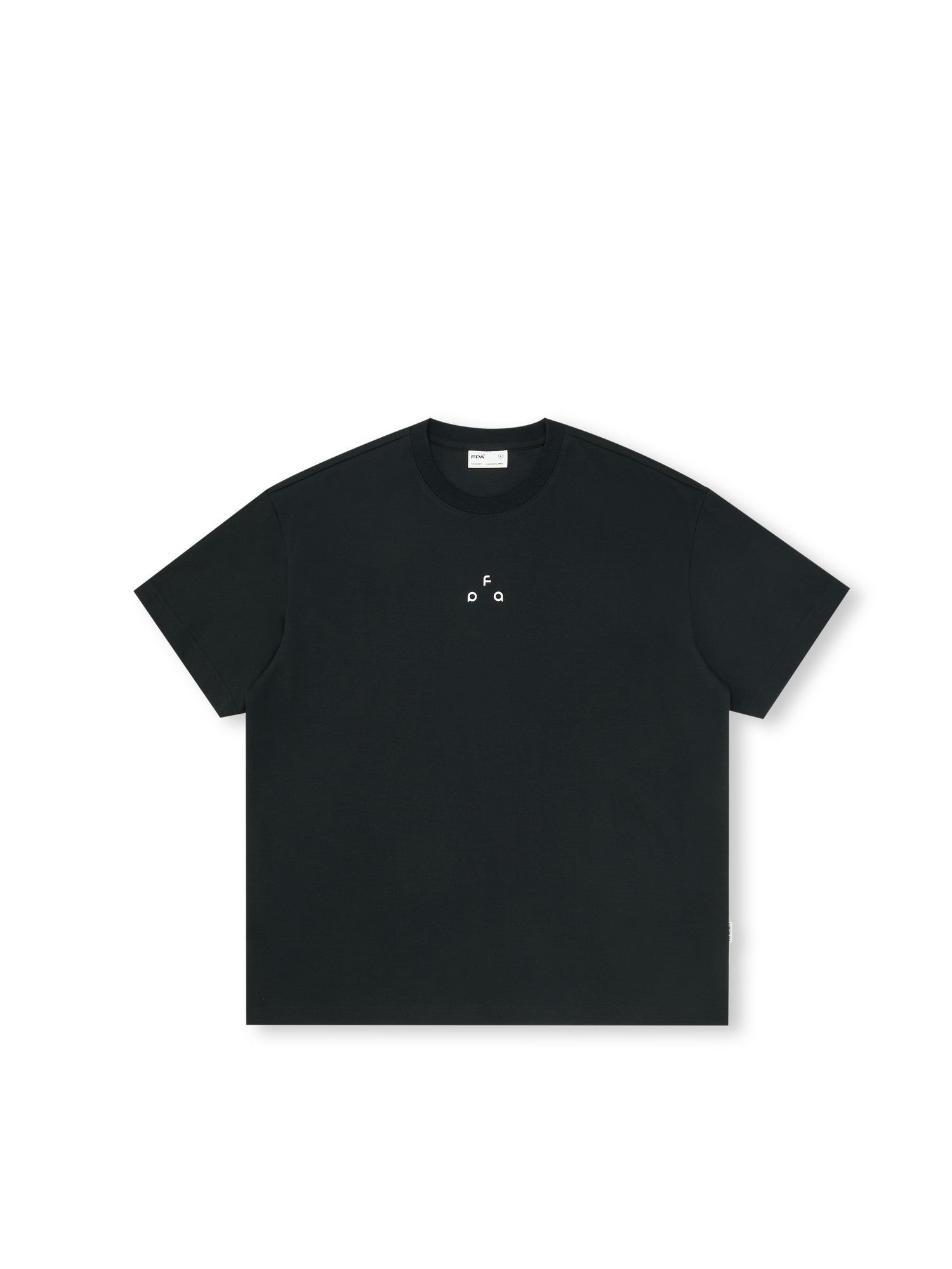 FPA Sports 7A Antibacterial Quick-Dry Cooling Short Sleeve T-Shirt - Chinese Street Style Summer Loose Round Neck Couple Casual Black Tee